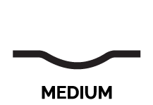 Medium adjustable bed base logo, emphasizing comfort and versatility for sleep enhancement.